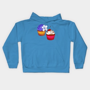 Cupcake Siblings Kids Hoodie